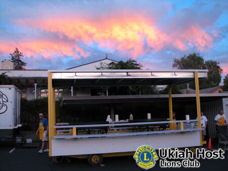 Beautiful sunrise before the breakfast begins